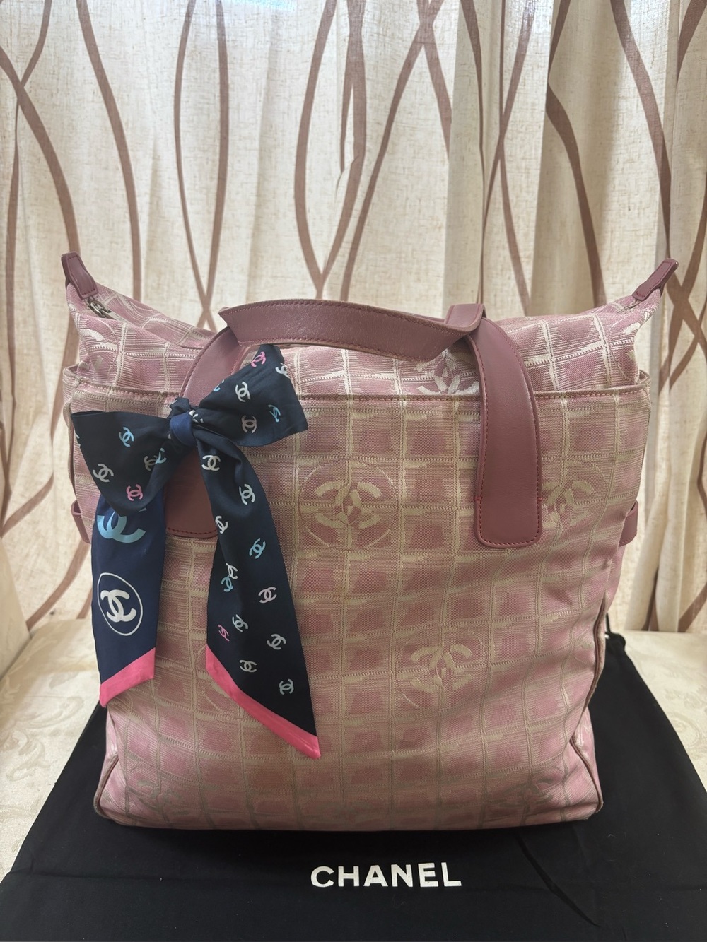 🆕 Chanel"New travel line GM Tote👜